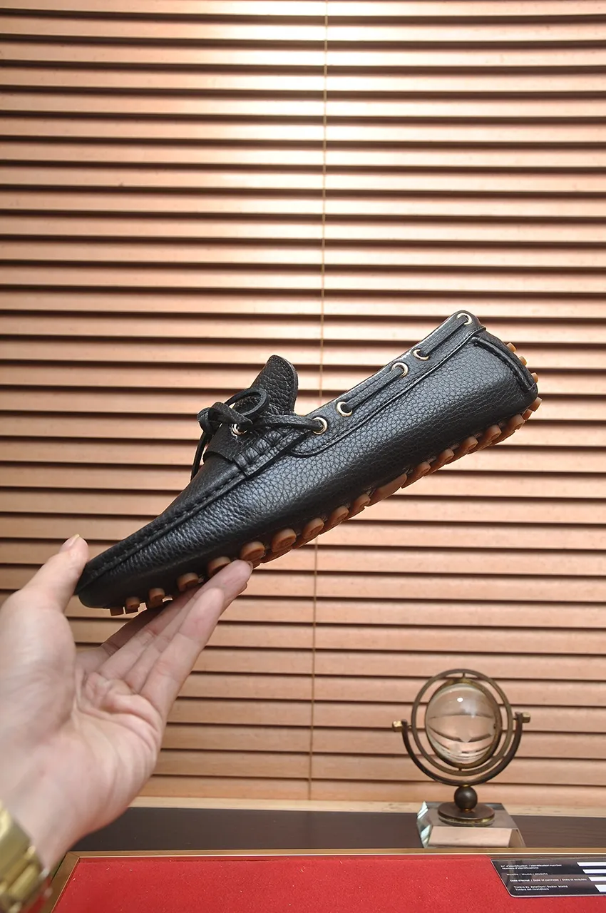 Men's Men's Shoes💰420💶【GUCCI】 (High-end Niuli) New 🍀Gucci*——Gucci Doudou Shoes! Made of imported original cowhide, the inner top layer is comfortable cowhide lining! Original wear-resistant rubber outsole! High quality products! Code number 38-44!